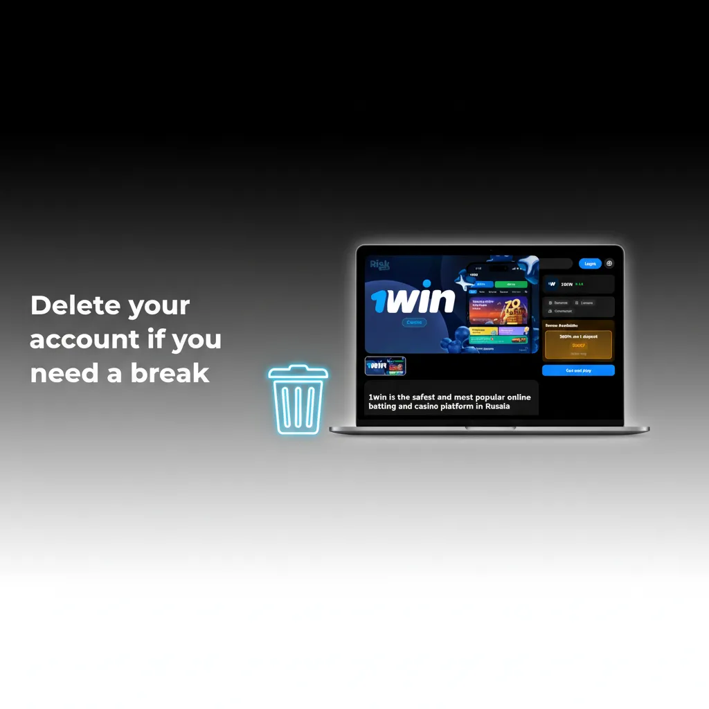 Delete your account if you need a break—steps: contact support, request deletion, confirm identity, clear balances.