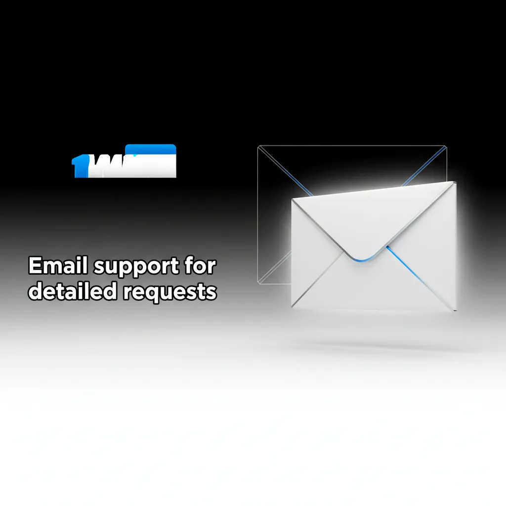 Email support for detailed requests: use Help Centre; include account/payment/tech info; replies in 2–48 hours.