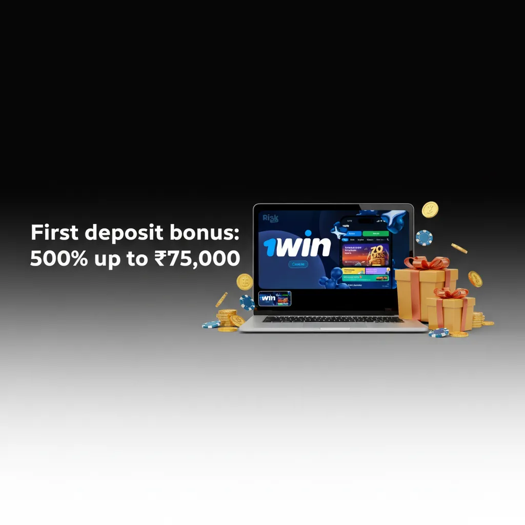 First deposit bonus 500% up to ₹75,000 in India for casino and sports. Min ₹300. 30x/5x wagering within 7 days.
