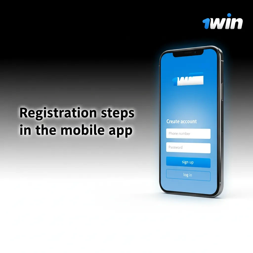 Mobile app registration steps: sign up, set password, verify via OTP/email, choose INR, KYC, deposit via UPI/Net Banking.