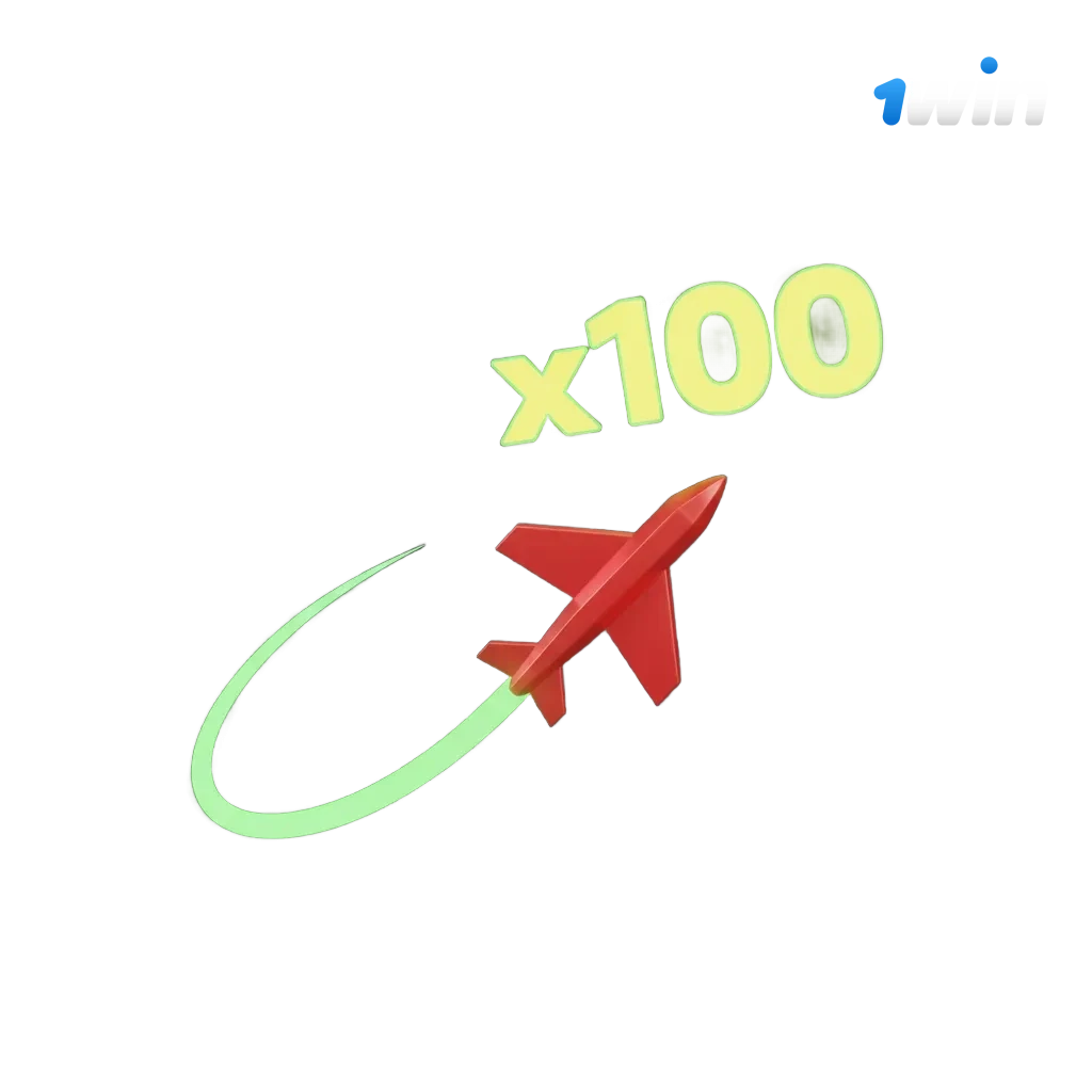 1win Aviator game interface showing plane takeoff, cash-out timing, and 500% bonus up to ₹75,000 for India.