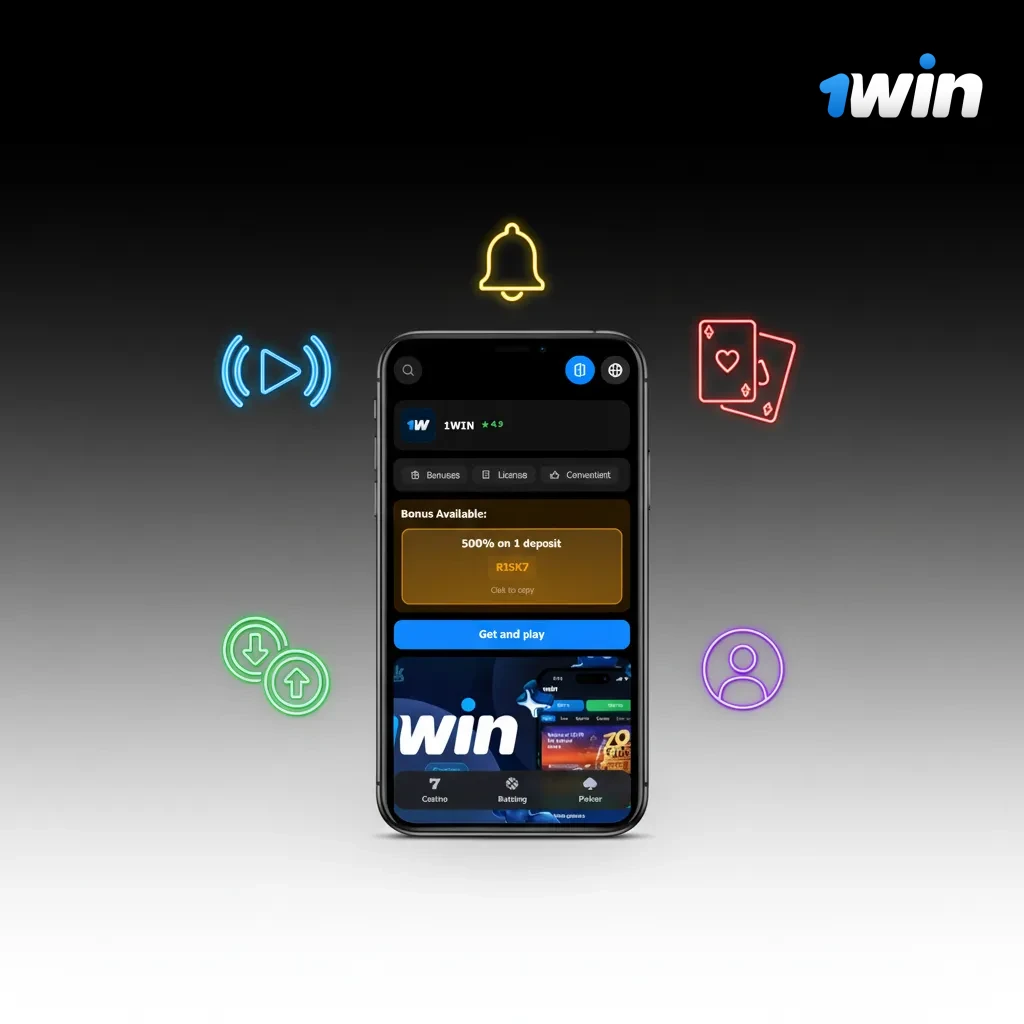 1win app features: live bets, quick odds, casino in-app, UPI/NetBanking, fast withdrawals, profile tools, alerts.