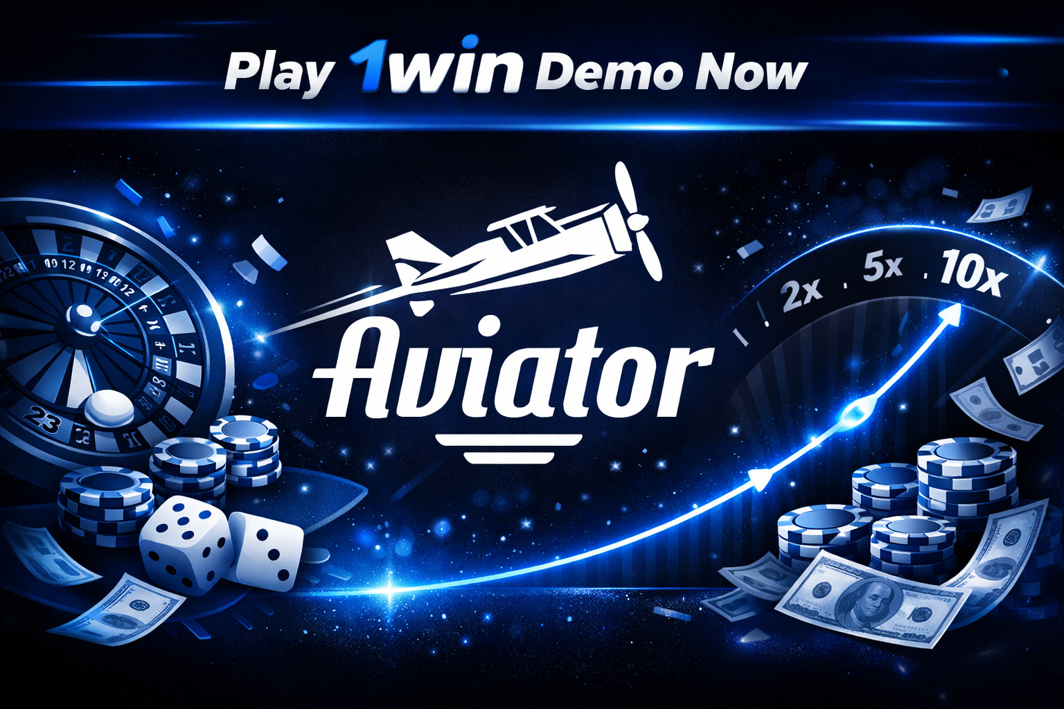 aviator demo mode background