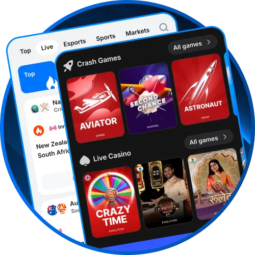 Enjoy high loading speed for all games in the 1win mobile app.