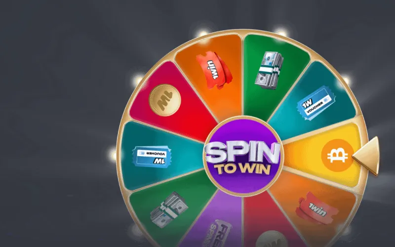 Spin the 1win Wheel daily to win free spins, multipliers, and exclusive prizes.