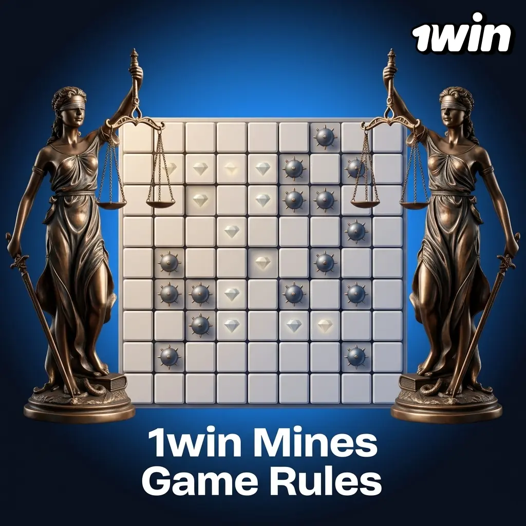 1win Mines game rules: set your INR bet, choose mine count, reveal safe tiles, watch multiplier rise, and cash out before hitting a mine.