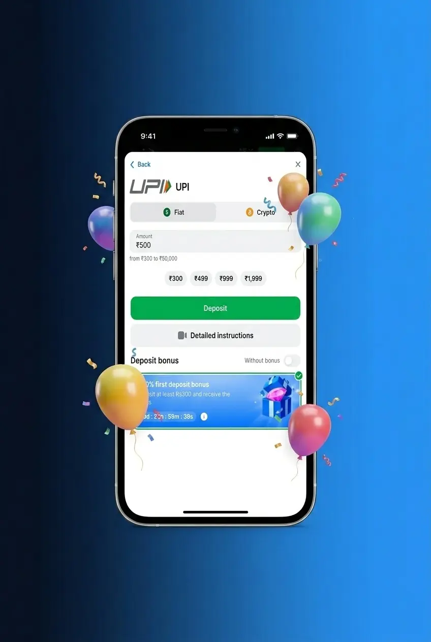 Screenshot showing 1win cashier deposit options like UPI, PhonePe, and Paytm on a smartphone screen