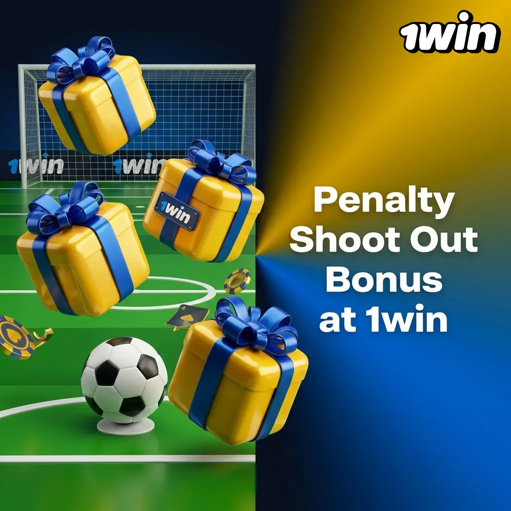 1win Penalty Shoot Out bonus: 500% up to 180,000 INR plus 500 FS across first four deposits, 600% for crypto.